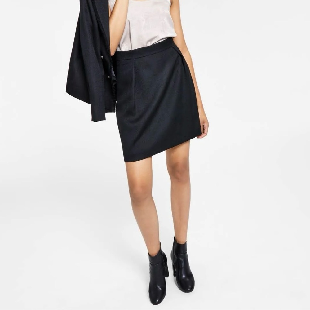 Bar III Tweed Mini Skirt